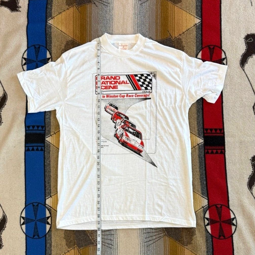 Vintage VINTAGE Winston Cup NASCAR Car Racing T-Shirt Size XL Made In USA 80s 90s Size US XL / EU 56 / 4 - 5 Thumbnail