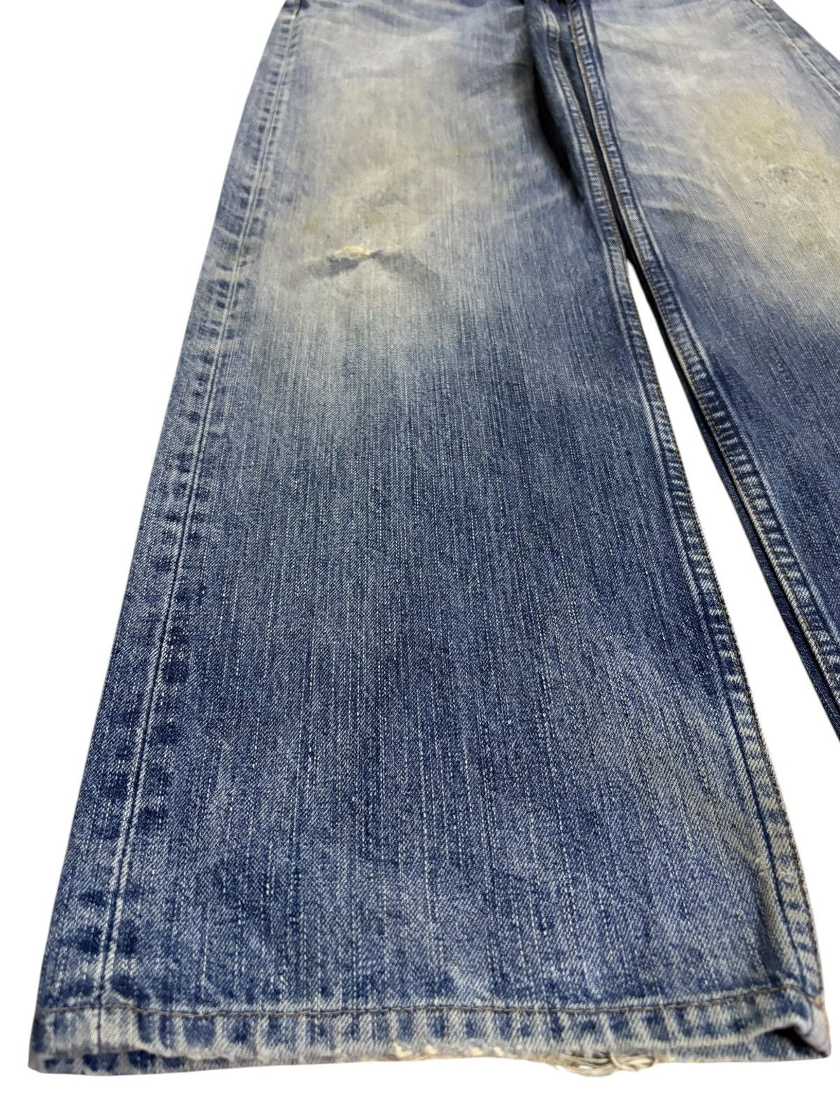 Levi's Vintage 90s Levis 504 Mud Wash Distressed Baggy Jeans Size US 30 / EU 46 - 6 Thumbnail