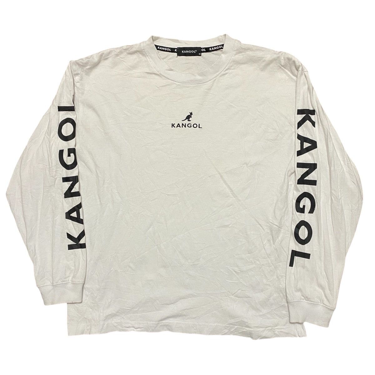 Kangol × Vintage Vintage Kangol Logo Sleeve Tshirt Size US M / EU 48-50 / 2 - 1 Thumbnail