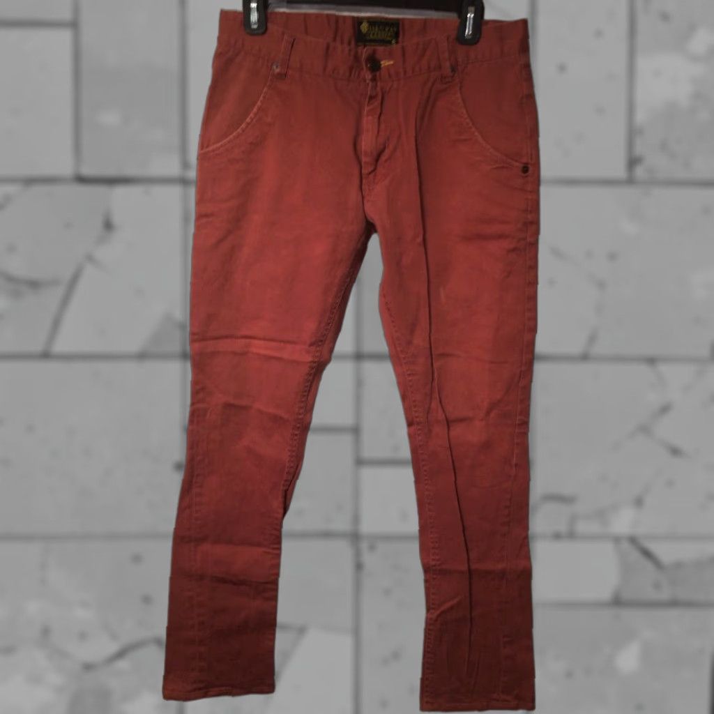 Vintage CALLAWAY CLASSICS Casual Jeans Size 32 X 30 Maroon Regular Classic Mens Size US 32 / EU 48 - 1 Thumbnail