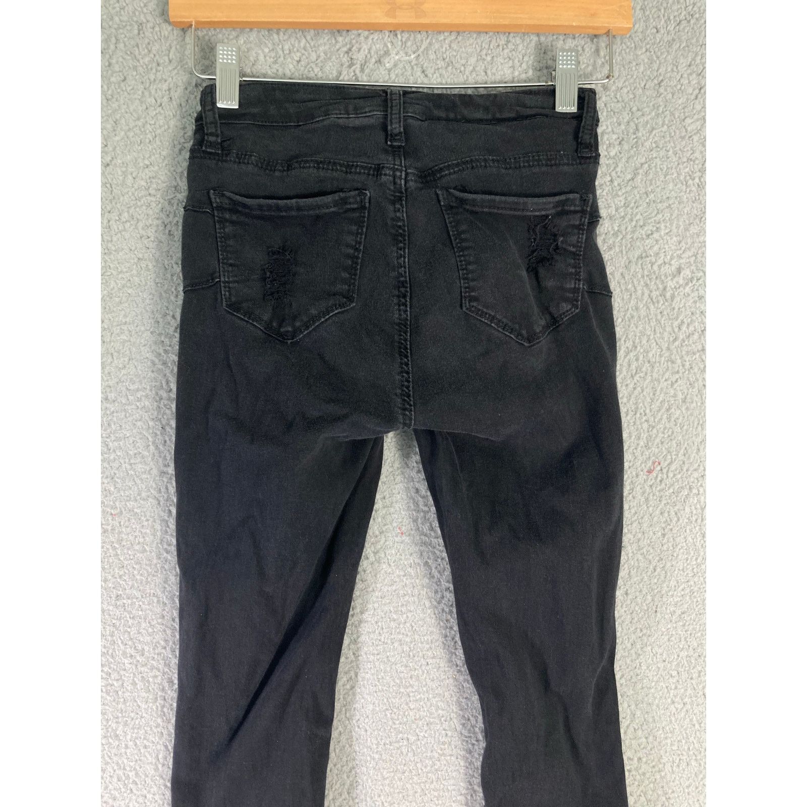 Other Women's Curvy High Rise Skinny Ankle Jeans Black Size 1 Size 22" - 9 Thumbnail