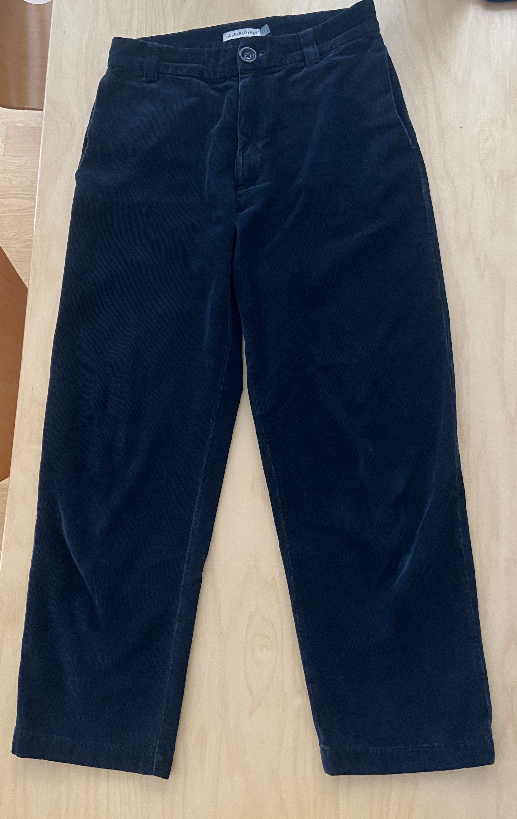 Olderbrother Olderbrother Corduroy Pants - Black Indigo Size US 32 / EU 48 - 2 Thumbnail