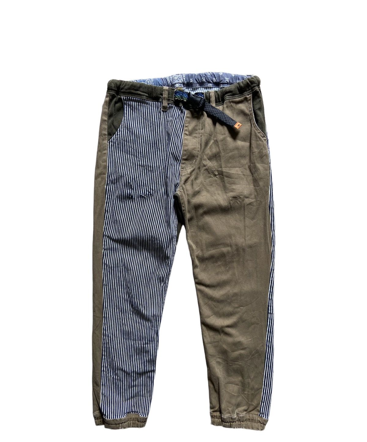 Japanese Brand Vintage Kriff Mayer Hybrid Reconstruct Patchwork Pants Size US 31 - 2 Thumbnail