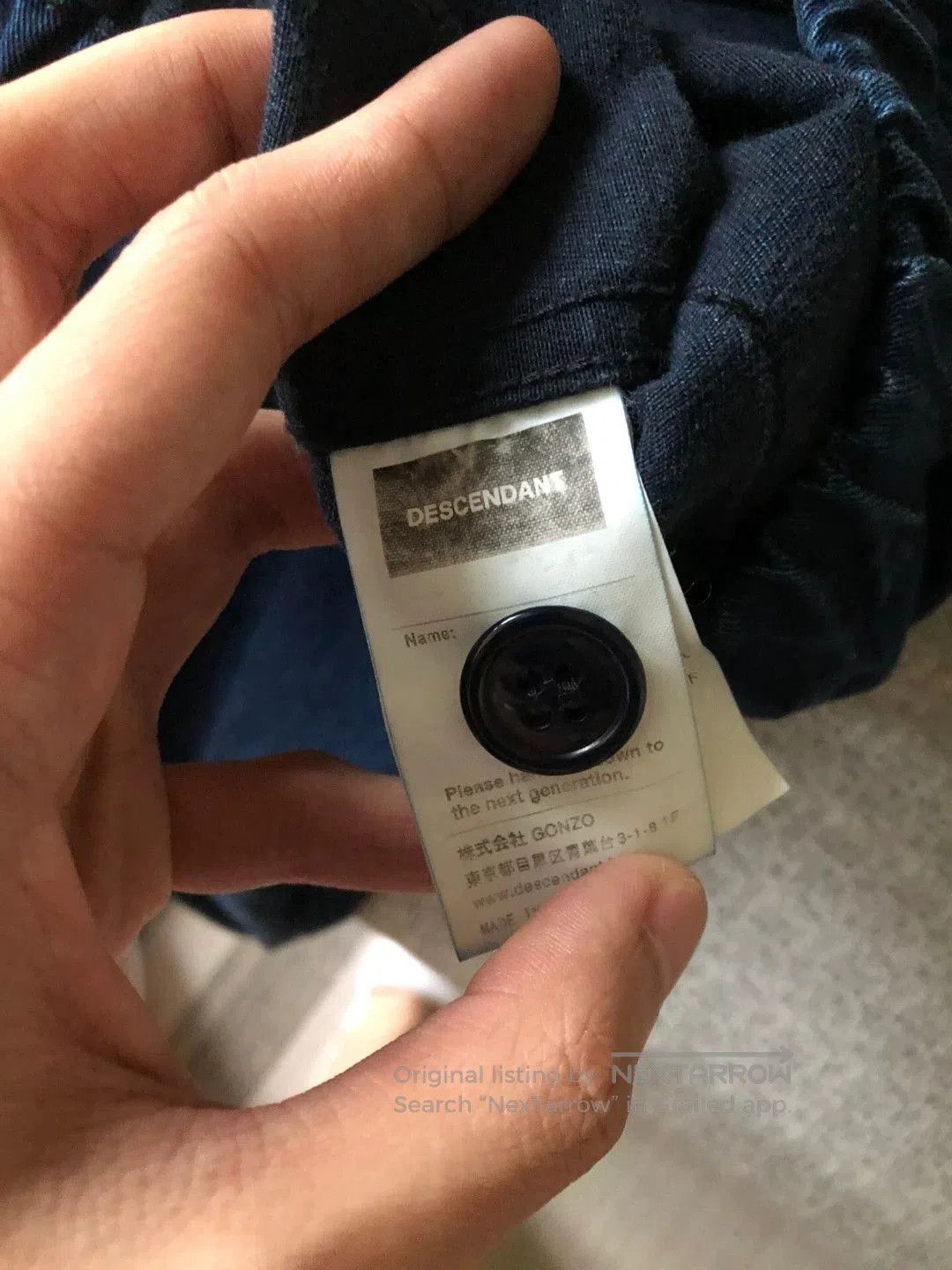Descendant Descendant 18SS Dcdt Indigo Four. Size US S / EU 44-46 / 1 - 7 Thumbnail