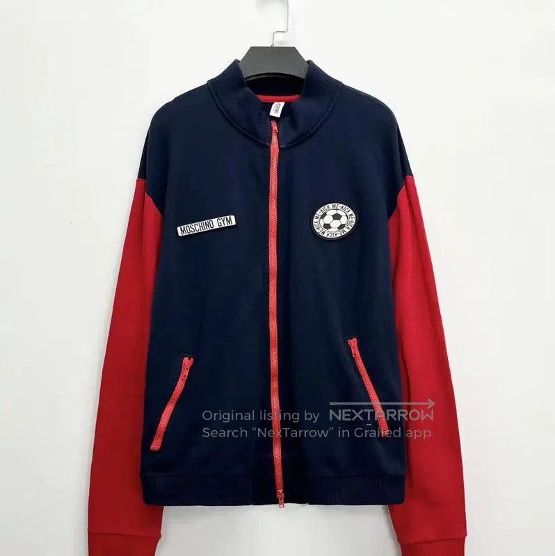 Moschino Moschino Cotton Blend Embroidered Jacket for Women . Size M / US 6-8 / IT 42-44 - 1 Thumbnail