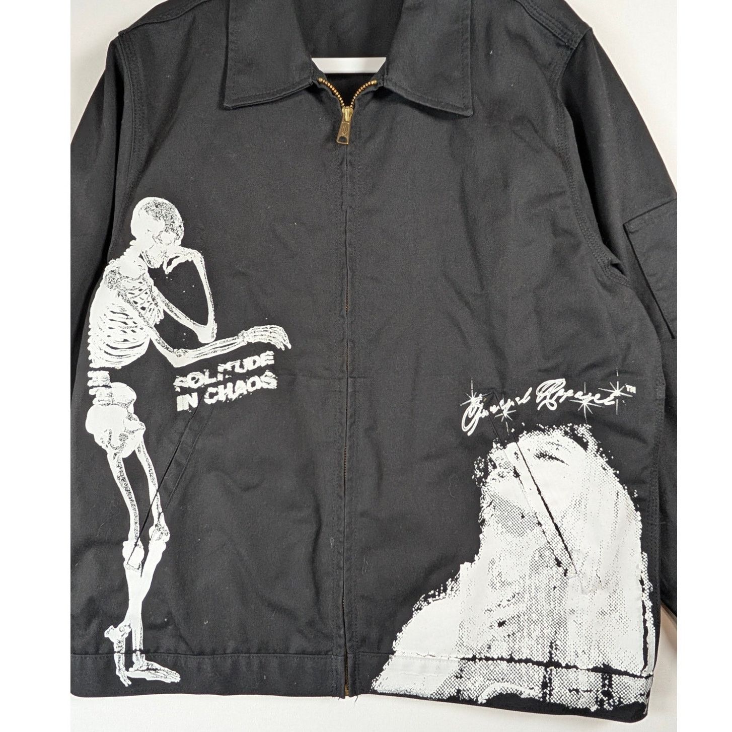 Unknown London Funeral Apparel Solitude In Chaos Jacket Black White Men’s M Size US M / EU 48-50 / 2 - 3 Thumbnail