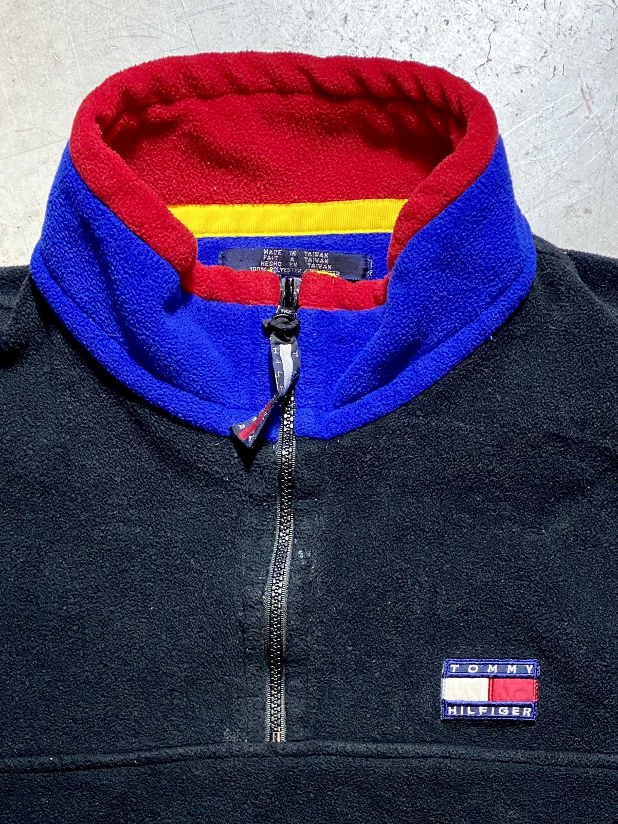Tommy Hilfiger × Vintage Vintage 90’s Tommy Hilfiger Fleece Pullover sz 2XL Size US XXL / EU 58 / 5 - 4 Thumbnail