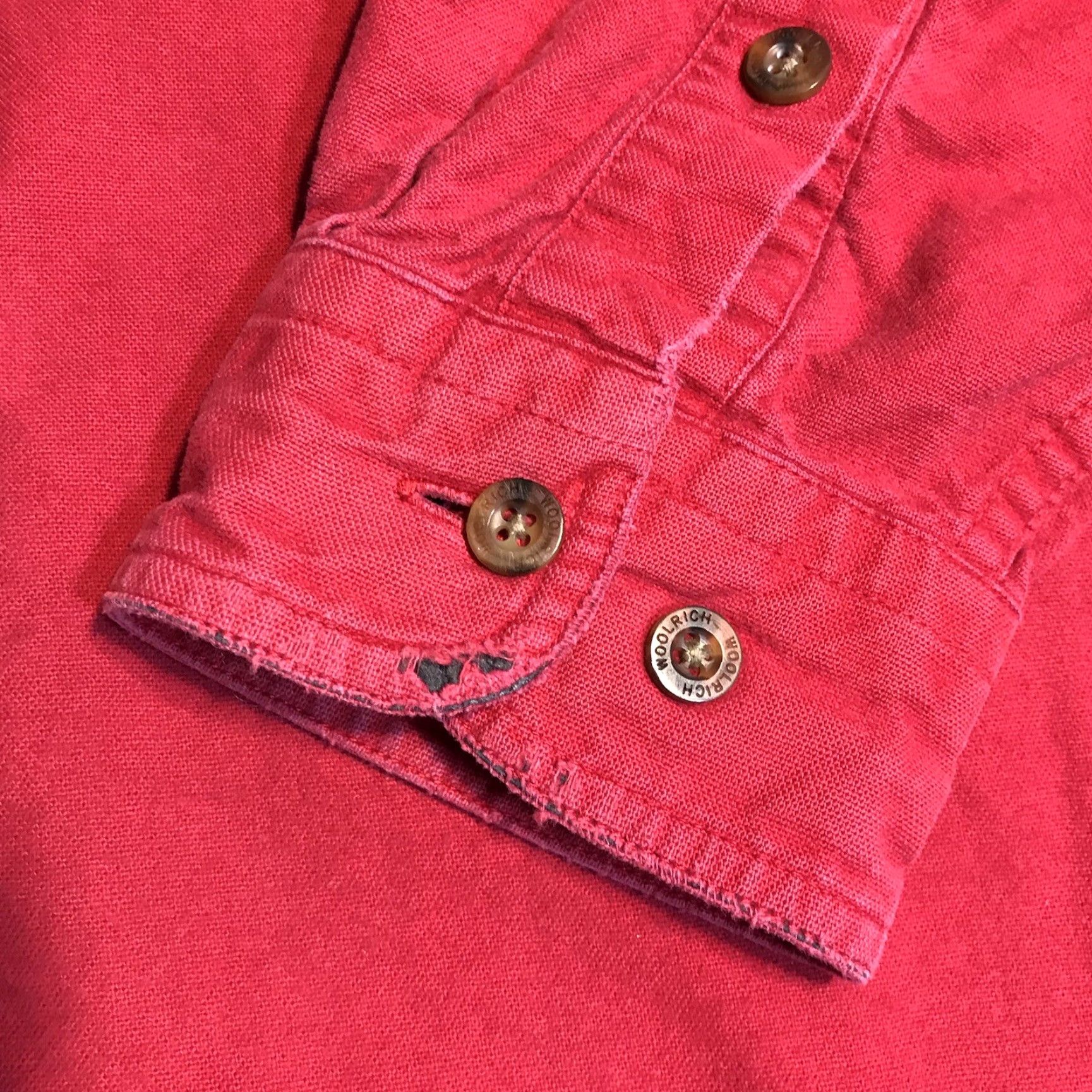 Vintage VINTAGE Woolrich Shirt Mens 2XL Red Button Up Sportsman Outdoor Worn Distressed Size US XXL / EU 58 / 5 - 7 Thumbnail