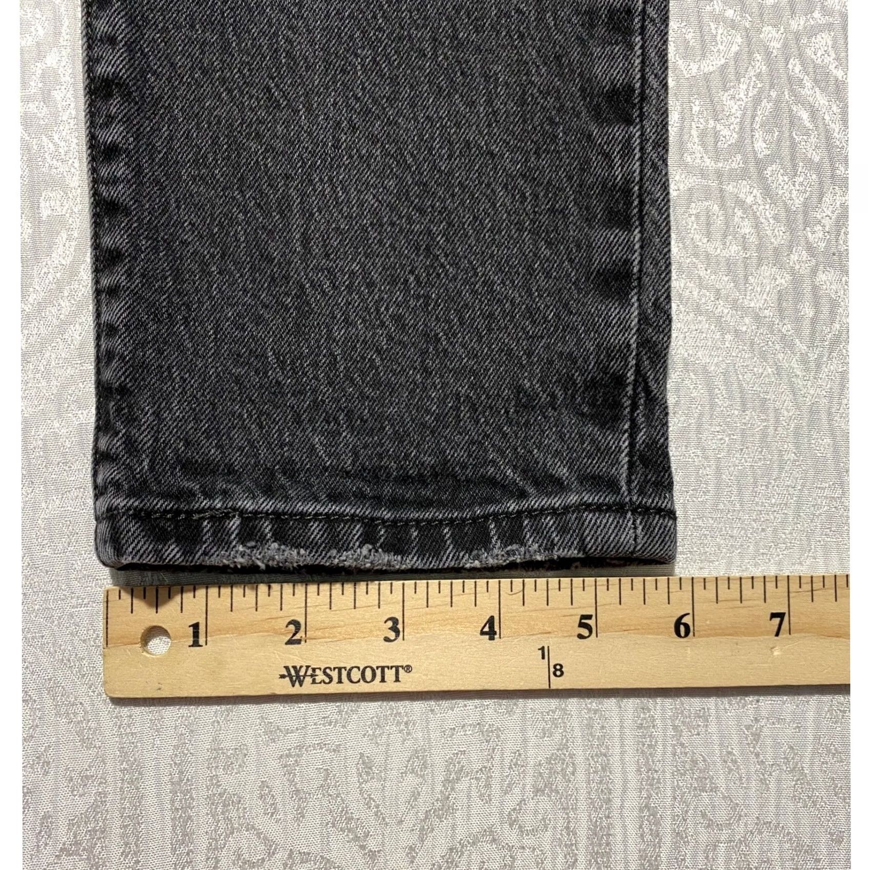 Levi's VINTAGE Levi's 501 S Skinny Jeans Womens 27x28 High Rise Button Fly Black Charcoal Wash 29502-0227 Size 27" / US 4 / IT 40 - 6 Thumbnail