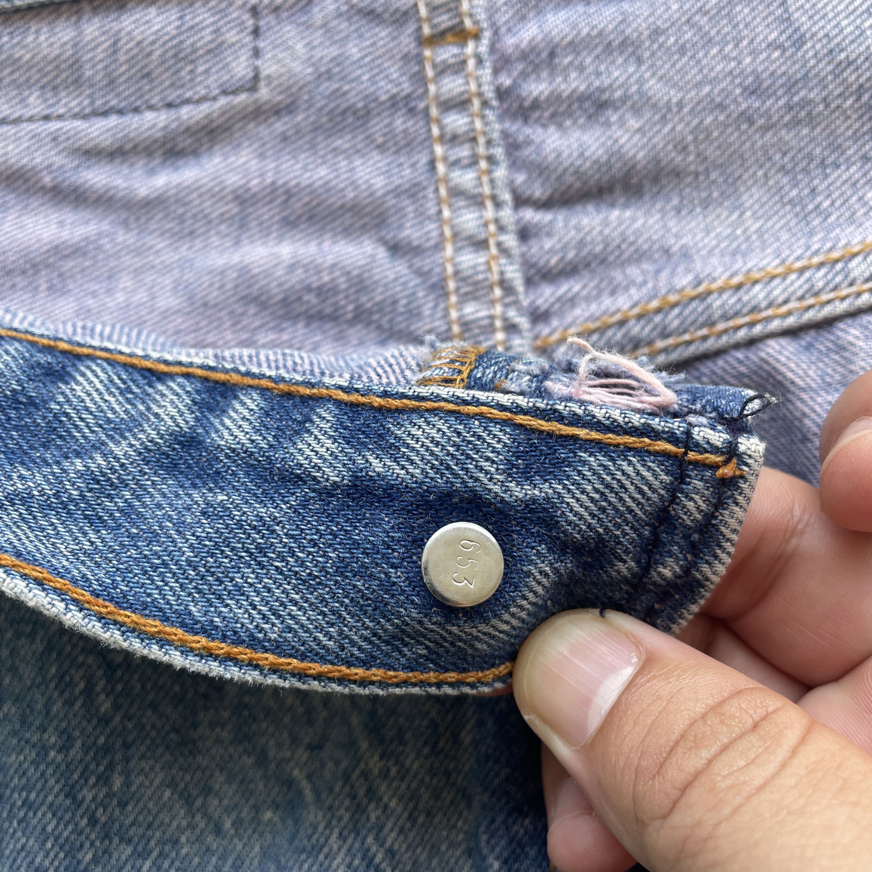 Levi's Vintage Clothing 90s VINTAGE LEVI’S 501 DENIM FADED MUDWASH JEANS PANTS W39 Size US 39 - 8 Thumbnail