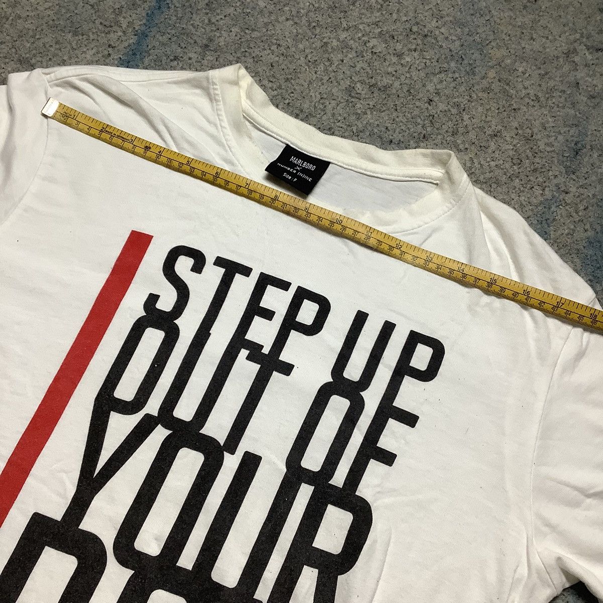 Marlboro × Number (N)ine Number Nine x Marlboro Step Up Out of Your Box Tee Size US L / EU 52-54 / 3 - 9 Thumbnail