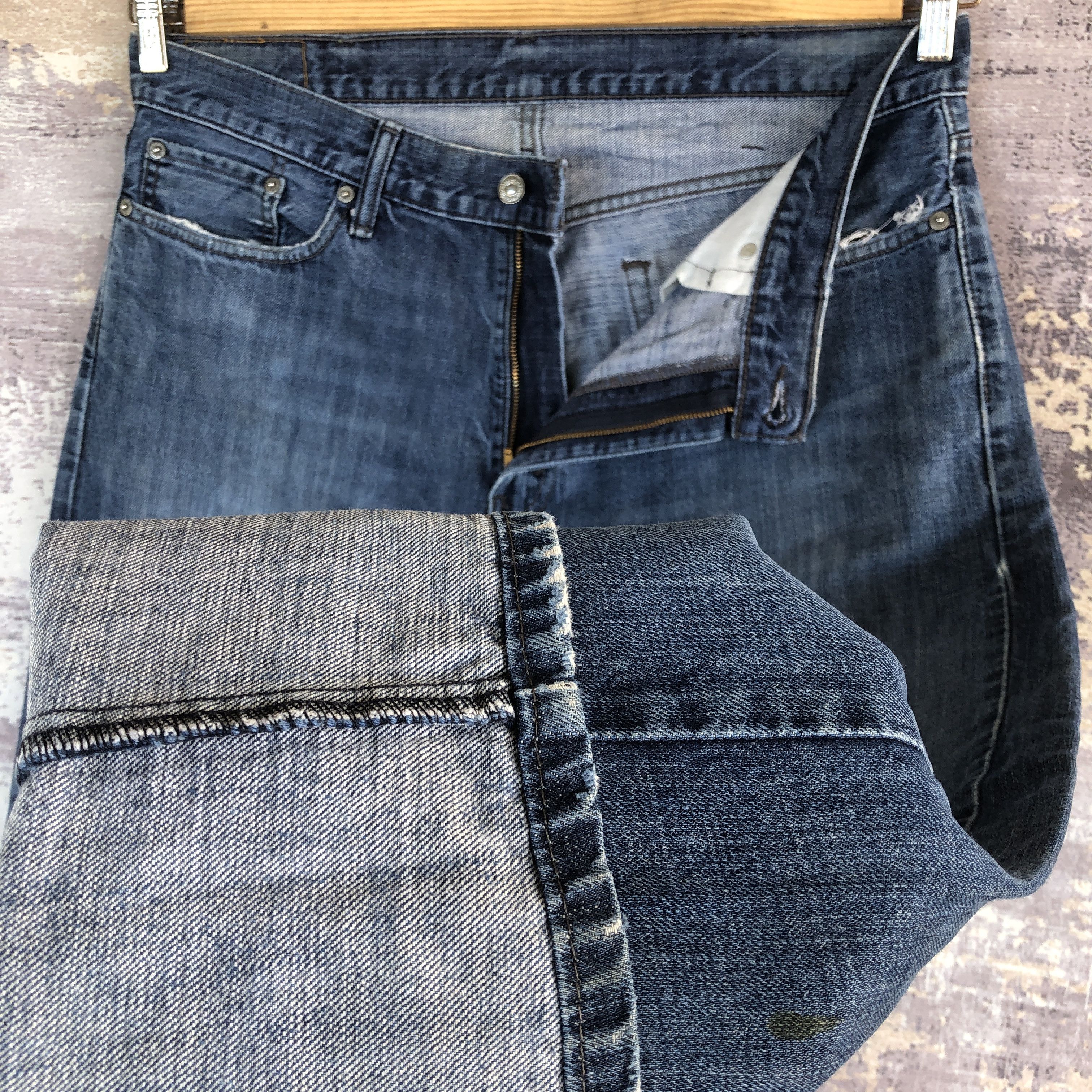 Levi's Vintage Levis 514 Jeans Distressed Levi's Faded Wash Denim Size US 36 / EU 52 - 8 Thumbnail