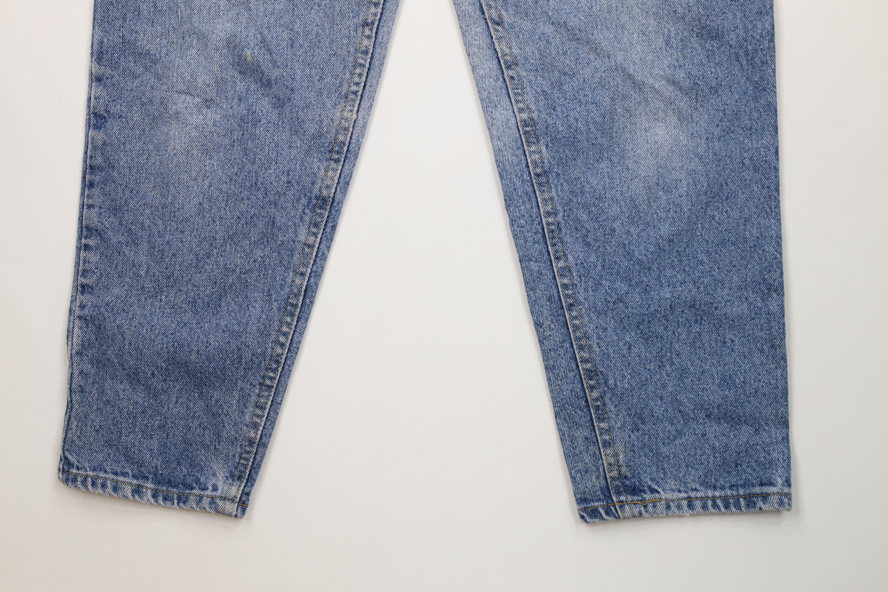 Lee Vtg 80s 90s Lee Pleated High Waist Tapered Jeans USA Size 34" / US 12 / IT 48 - 4 Thumbnail