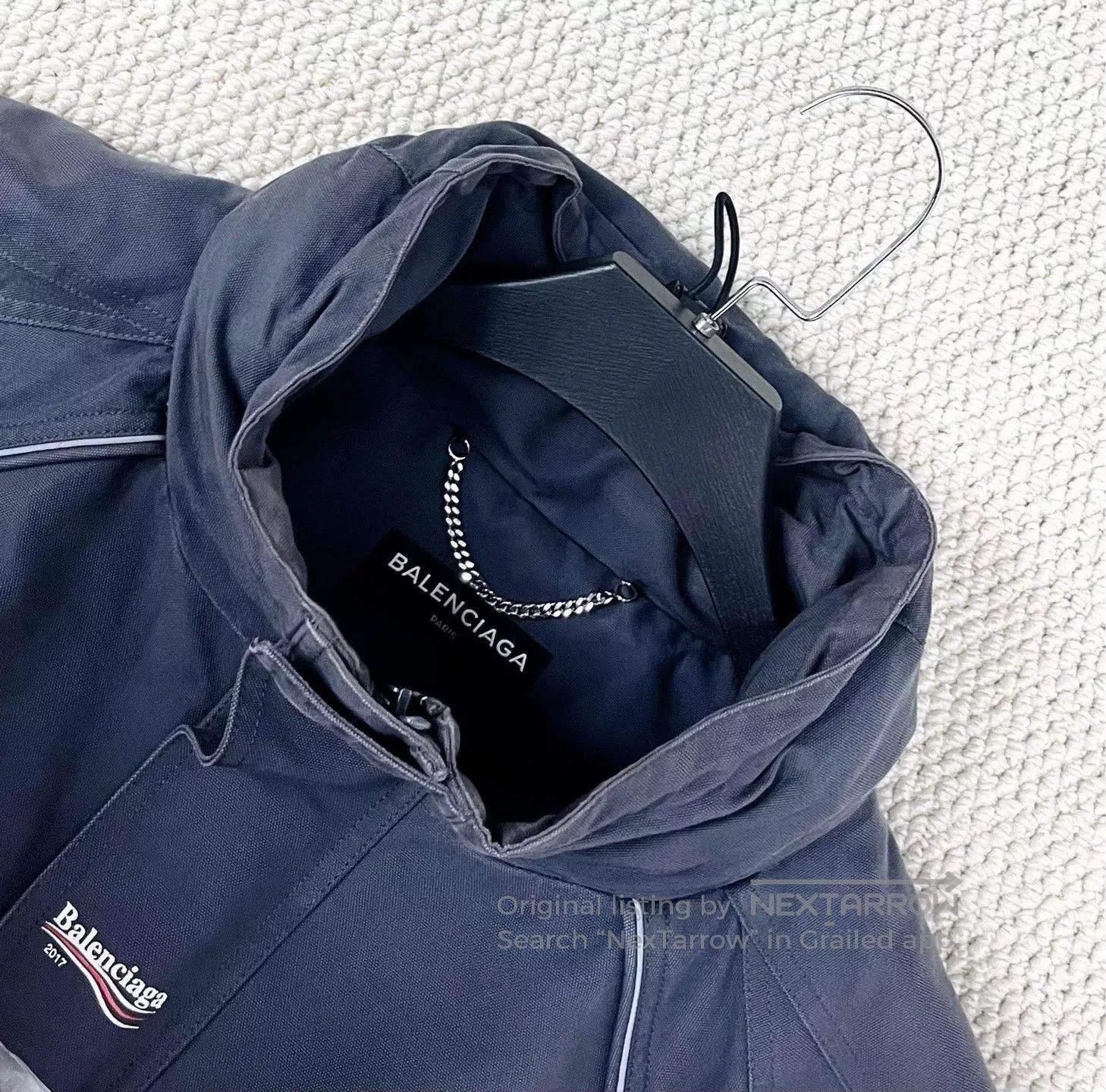 Balenciaga Balenciaga Coke Embroidered Parka Coat. Size US S / EU 44-46 / 1 - 3 Thumbnail