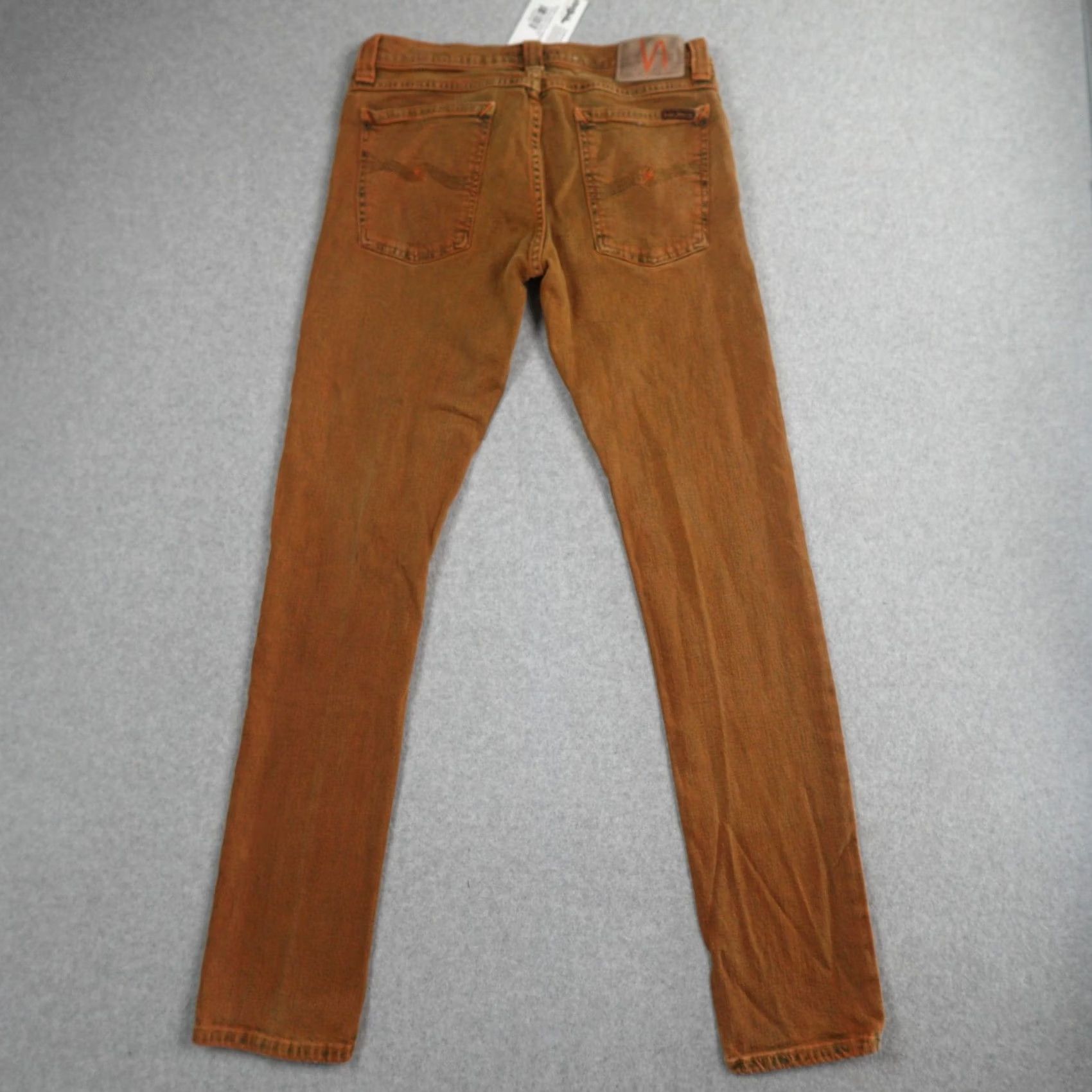 Nudie Jeans Nudie Jeans Co Jeans 30 (30X32) Orange Slim 5-Pocket Logo Mens Boys Ladies Womens Size US 30 / EU 46 - 2 Thumbnail
