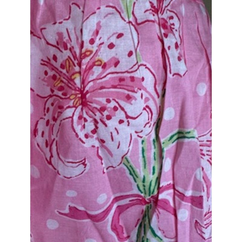 Lilly Pulitzer Lilly Pulitzer Women Nikita Pink Floral Ruffle Mini Skirt 4 Size 27" / US 4 / IT 40 - 3 Thumbnail