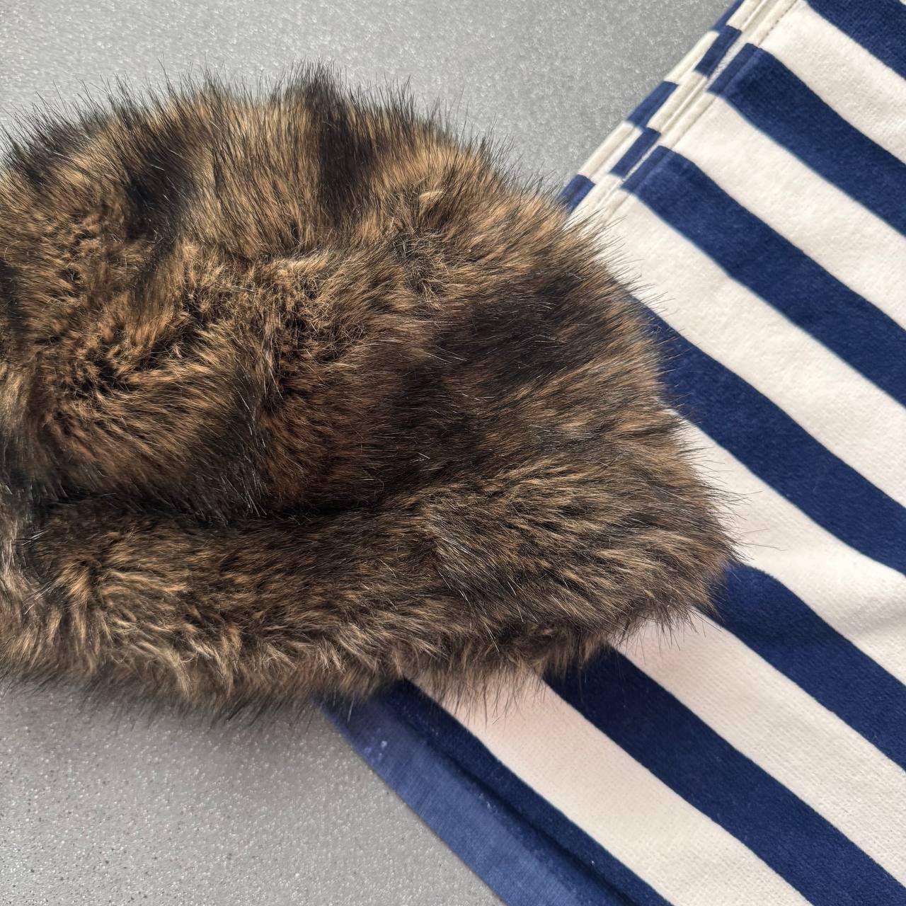 Japanese Brand × Vintage Vintage Faux Fur Oversized Hat Size ONE SIZE - 4 Thumbnail