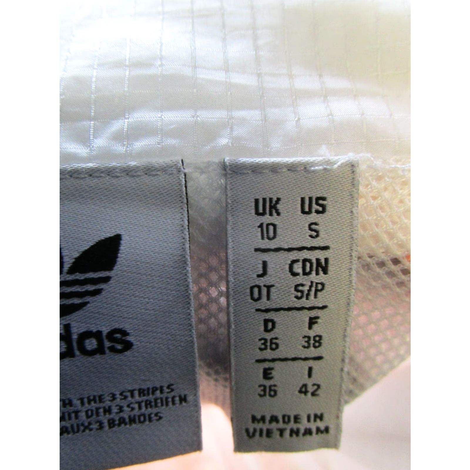 Adidas VINTAGE Adidas Equipment Jacket Womens Small White Pink Adv/19 Running Full Zip Size S / US 4 / IT 40 - 4 Thumbnail