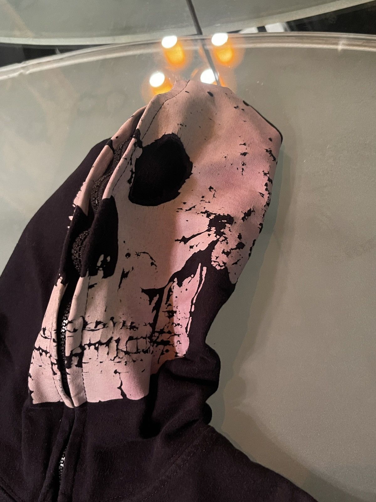 Hot Topic xxxRUDE Hot Topic Skelton Full Zip Up Hoodie Size M / US 6-8 / IT 42-44 - 11 Thumbnail