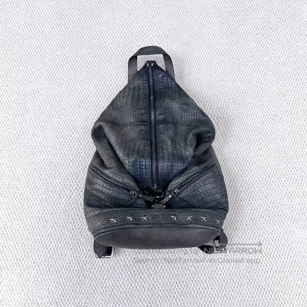 Jimmy Choo Jimmy Choo Star Hammered Leather Backpack. Size ONE SIZE - 1 Thumbnail