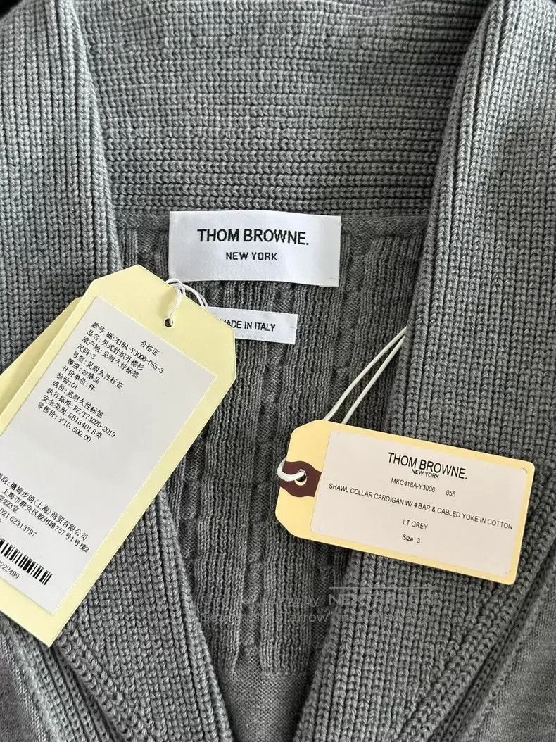 Thom Browne Thom Browne Cape collar wool cardigan Size US L / EU 52-54 / 3 - 3 Thumbnail