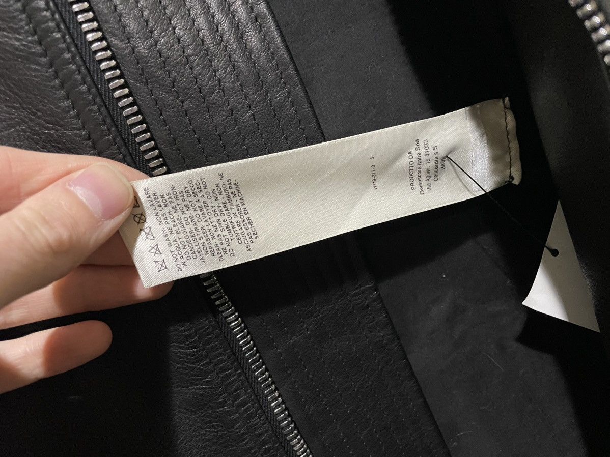 Rick Owens Rick Owens Sisyphus Intarsia leather jacket Size US M / EU 48-50 / 2 - 4 Thumbnail