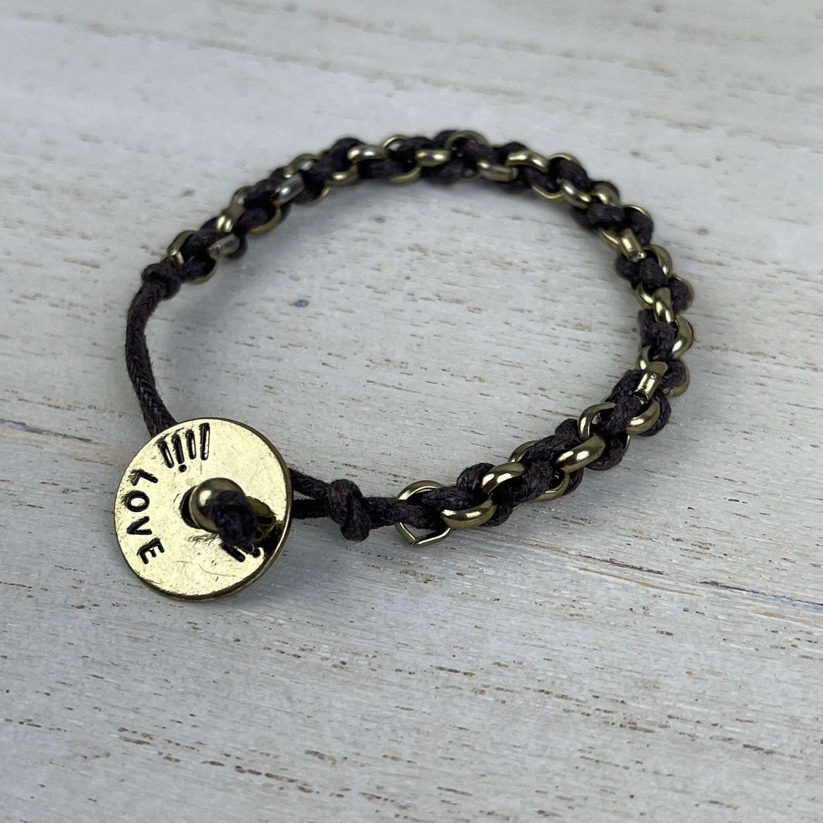 Other Chain Link Braided Bracelets Gold Silver Black Brown Yellow Size ONE SIZE - 12 Thumbnail