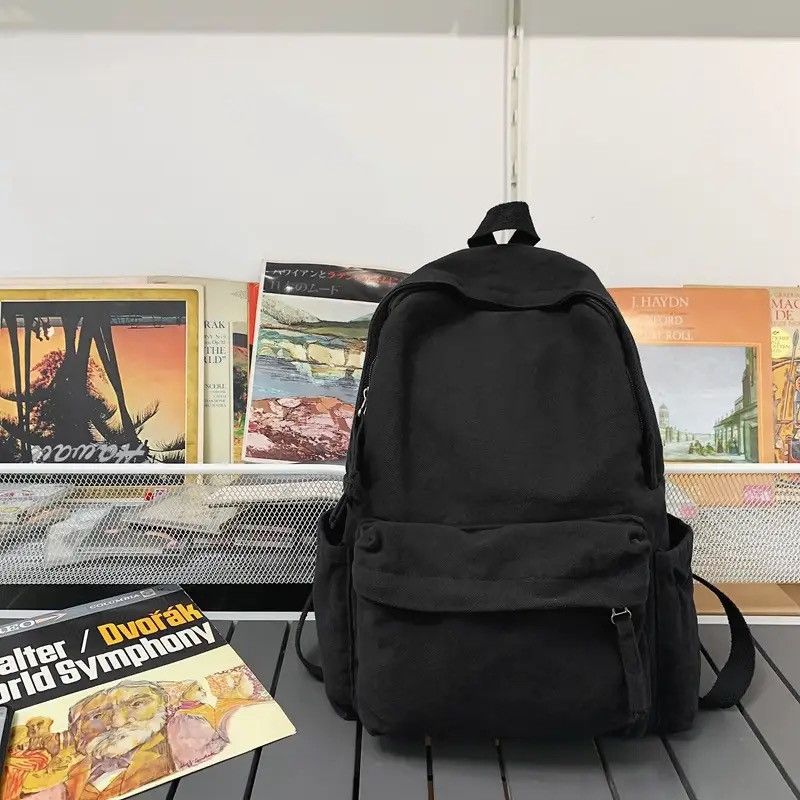 Japanese Brand Solid Color Backpack Size ONE SIZE - 4 Thumbnail