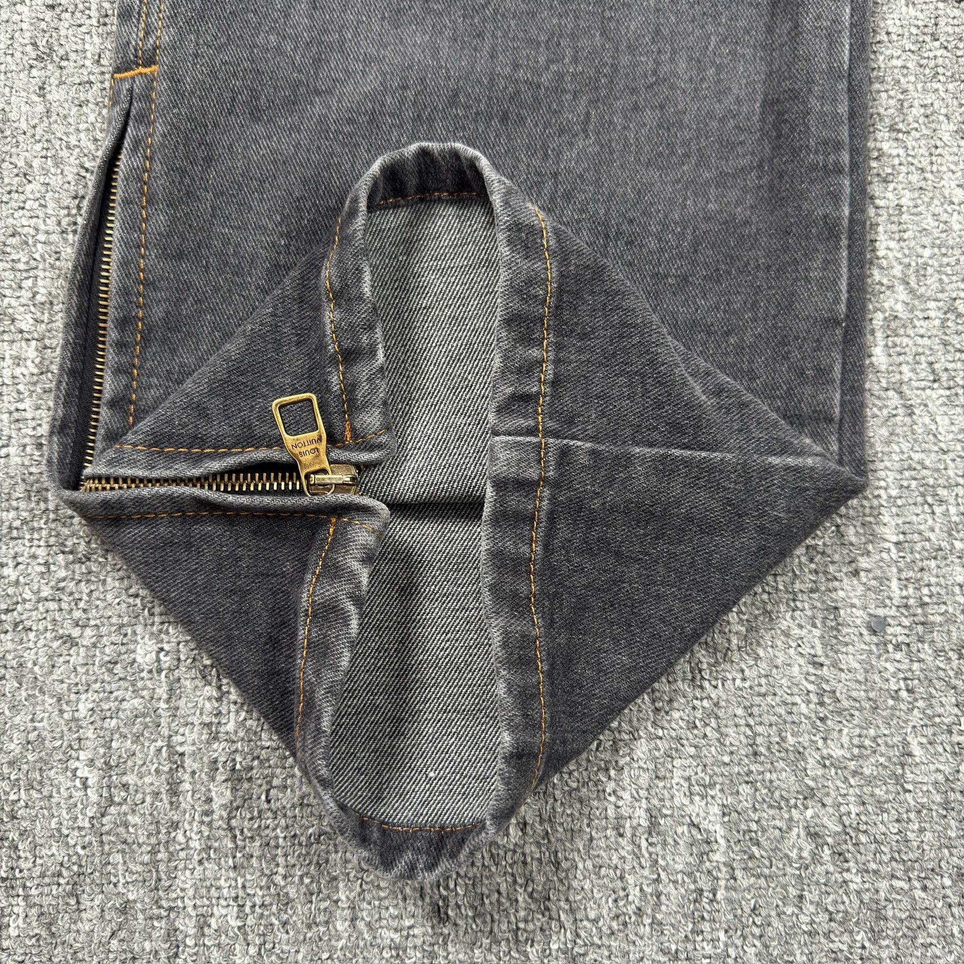 Louis Vuitton LV Irregular All-over Print Jeans Size 29" - 5 Thumbnail
