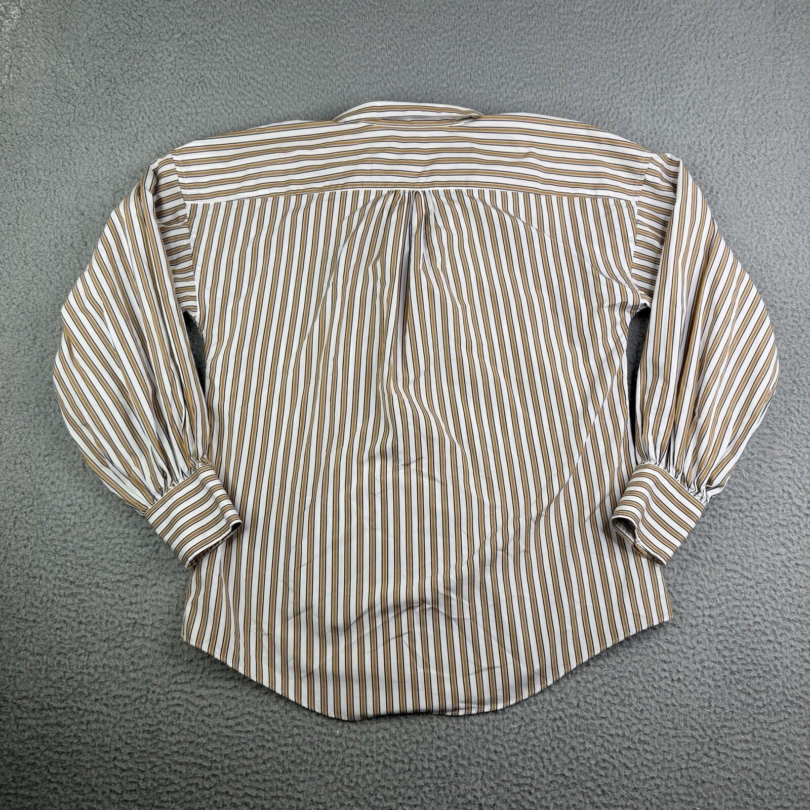 Other Ann Mashburn Cotton Striped Front Collared Shirt Women's S Size S / US 4 / IT 40 - 8 Thumbnail