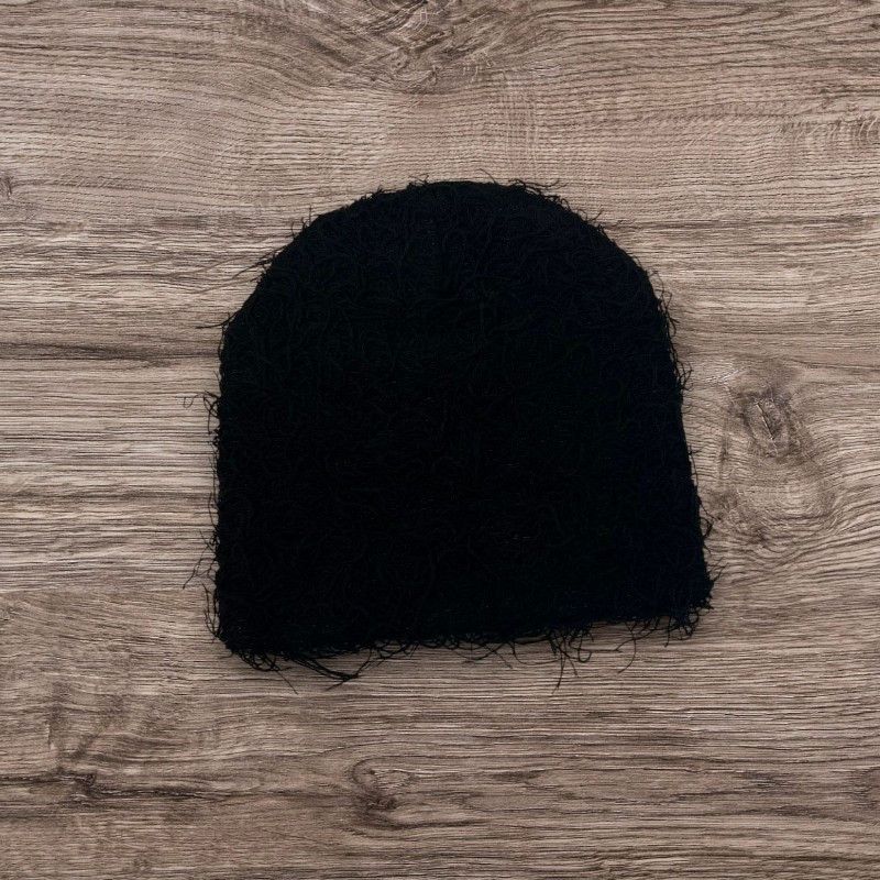 The Unbranded Brand Avantgarde Punk ALT Grunge Black Fringe Beanie Hat Size ONE SIZE - 1 Preview