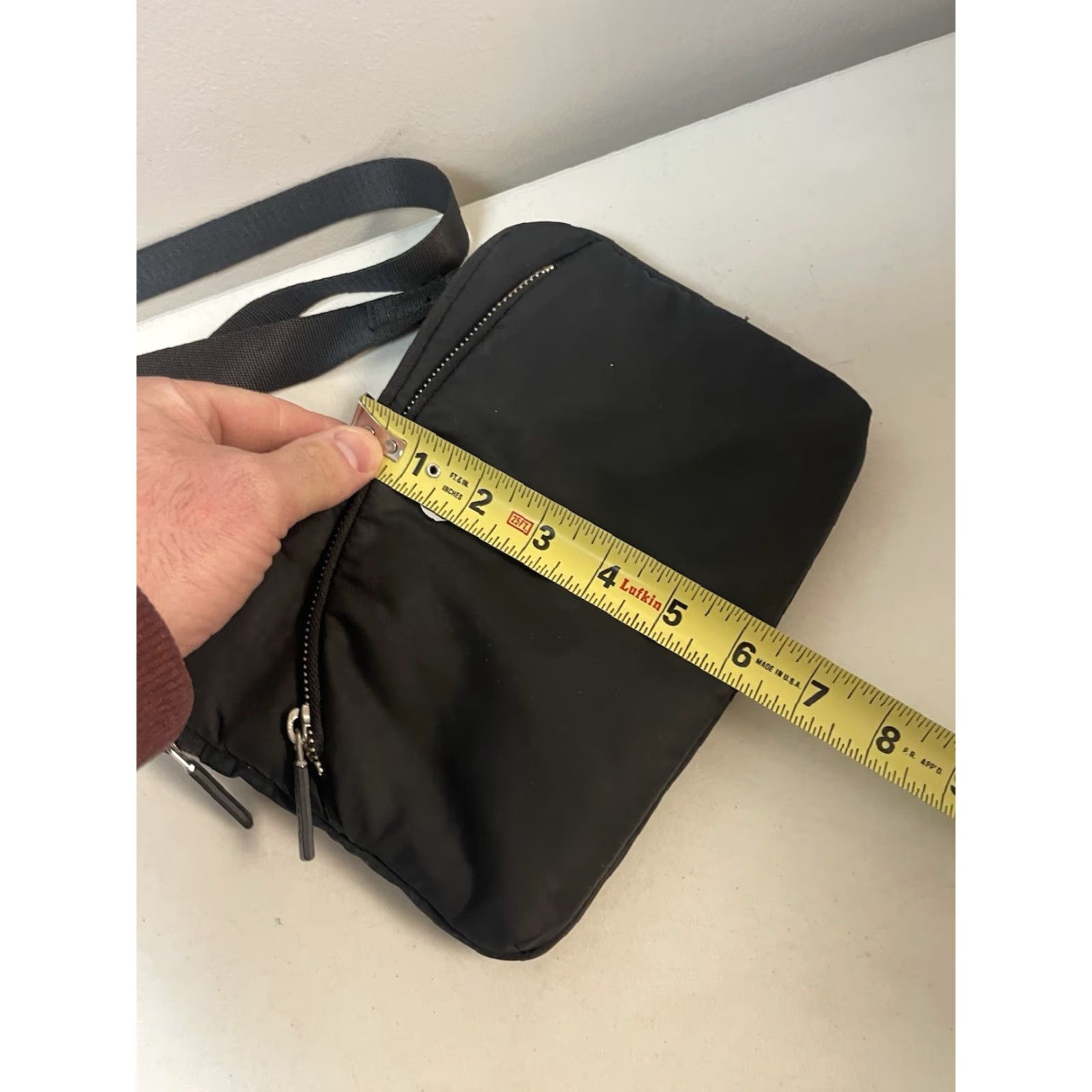 Lululemon Lululemon City Adventurer Crossbody Bag Nylon Womens Small Black City Adventurer Crossbody Bag Size ONE SIZE - 8 Thumbnail