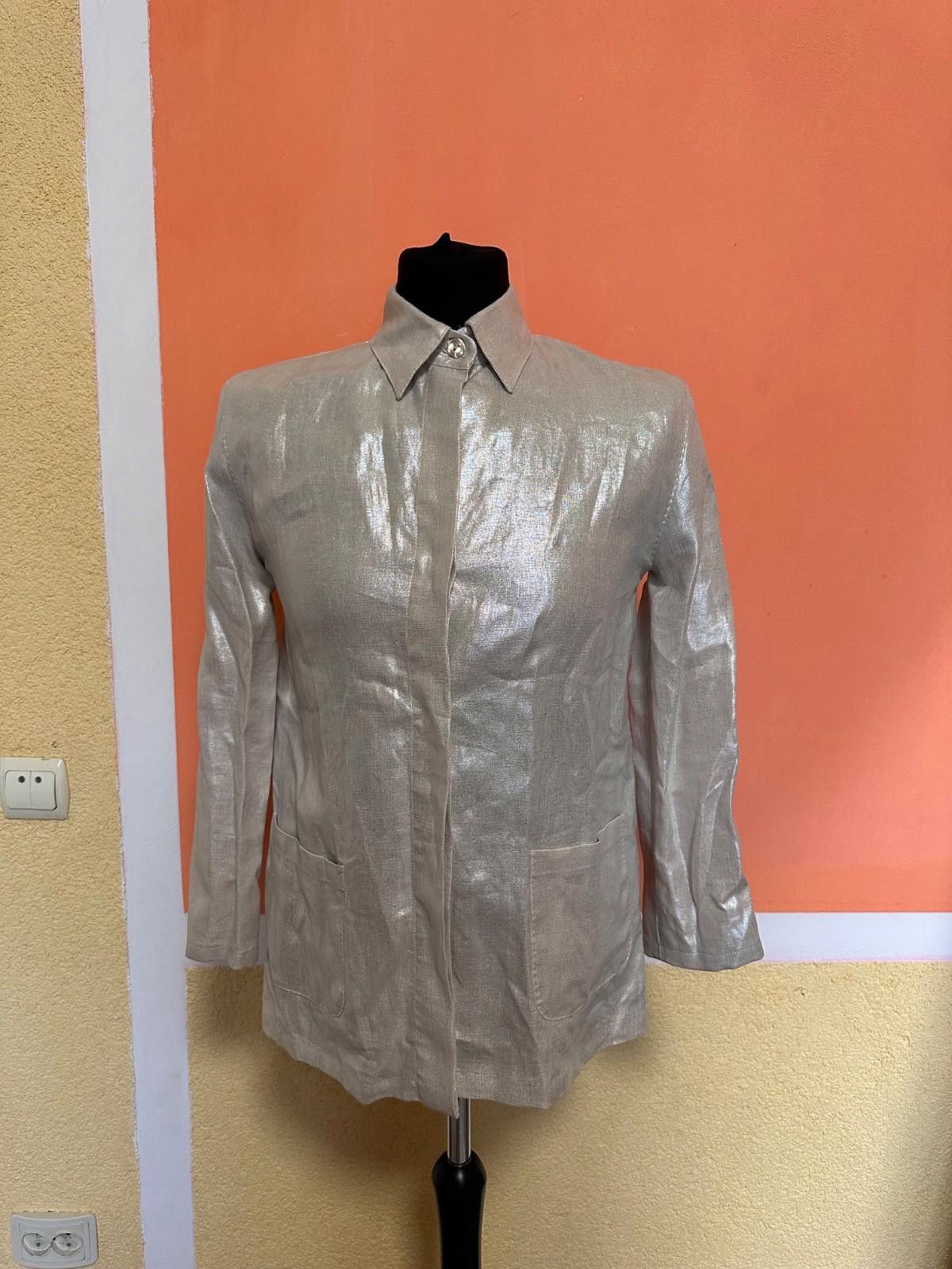Womens Max Mara Linen Jacket Sz IT 42