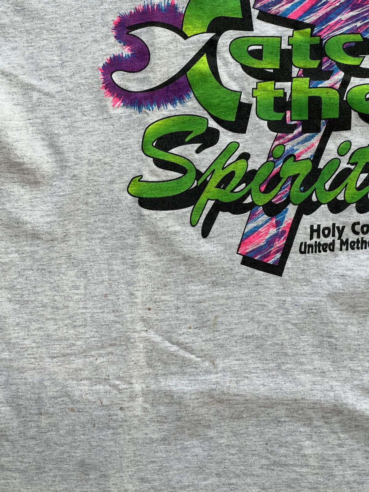 Vintage Vintage Catch the Spirit Jesus Tee XL Size US XL / EU 56 / 4 - 5 Thumbnail
