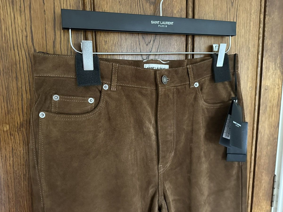 Saint Laurent Paris SS20 $3k+ 🤑 Saint Laurent suede leather pants trousers Size US 30 / EU 46 - 14 Thumbnail