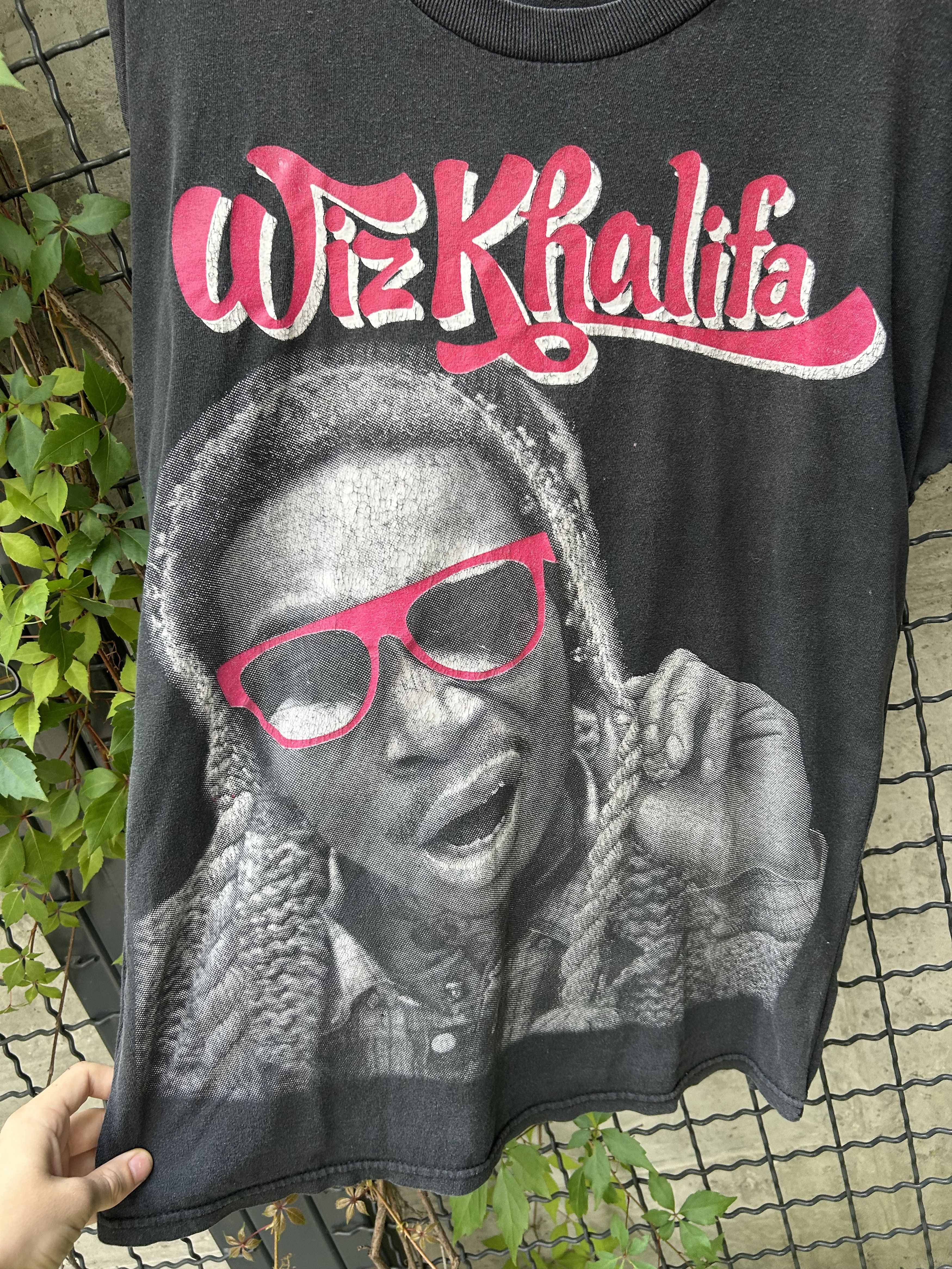 Rap Tees Vintage 2000s Wiz Khalifa Rap T-shirt Size US XL / EU 56 / 4 - 4 Thumbnail