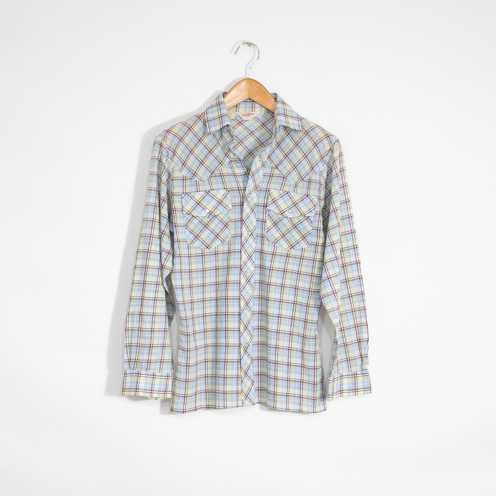 Levi's × Vintage Vintage Levis Wildfire Pearl Snap Button Up Shirt Medium Size US M / EU 48-50 / 2 - 1 Thumbnail