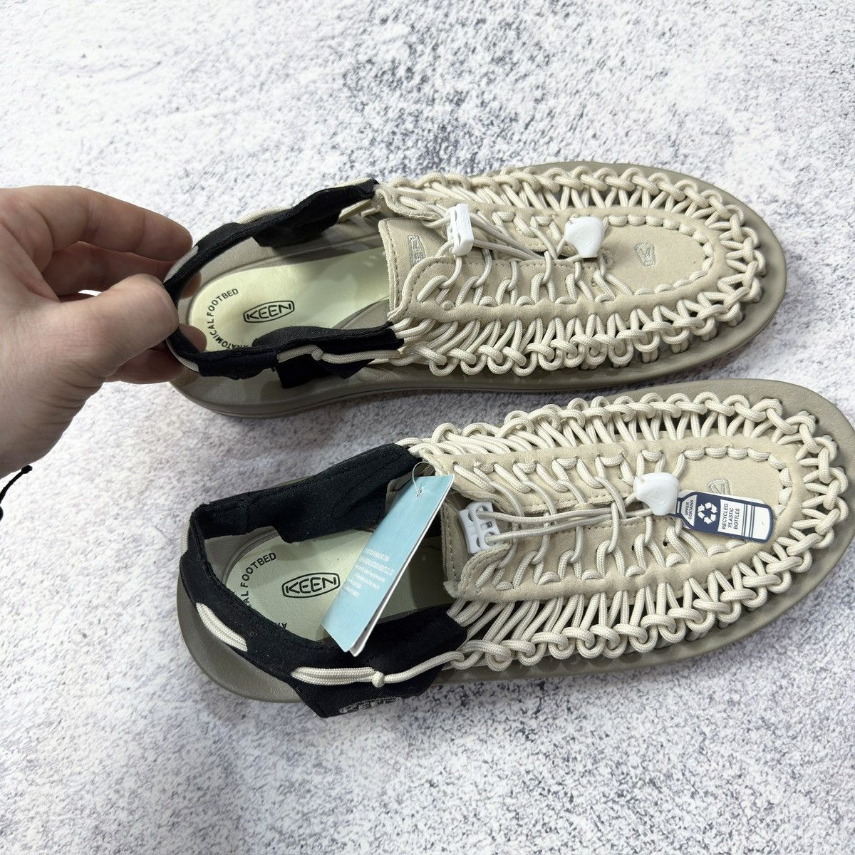 Designer × KEEN New Keen Uneek Mens Sandals Beige US9 UK8 EU42 27cm Size US 9 / EU 42 - 7 Thumbnail