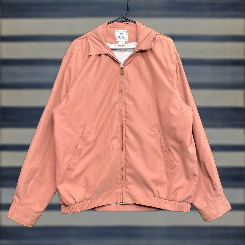 Peter Millar Peter Millar Jacket Mens Large Salmon Golf Windbreaker Performance Classic Fit Size US L / EU 52-54 / 3 - 1 Thumbnail