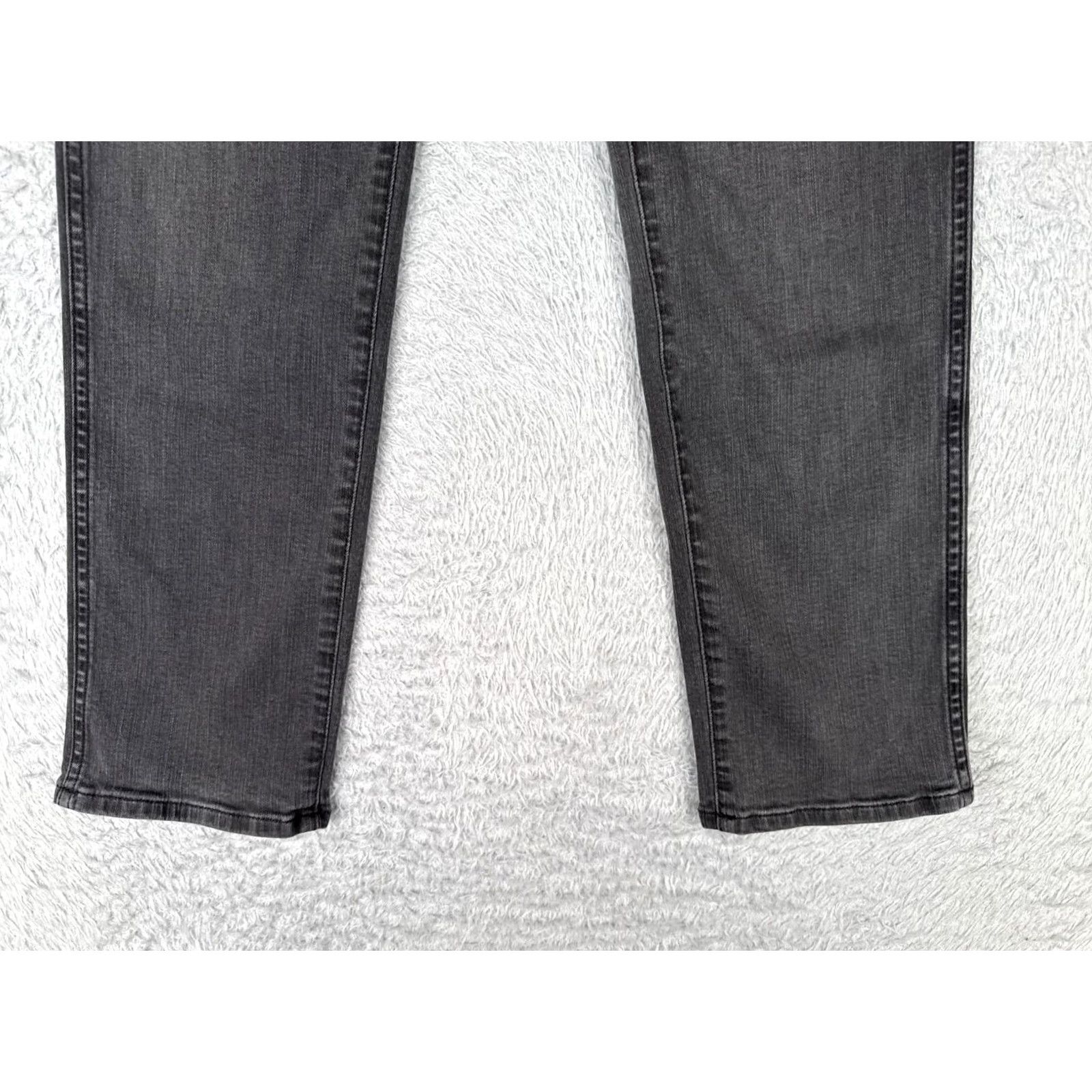 Madewell Madewell Jeans Women 25 Black Mid Rise Stovepipe Cotton Blend Stretch 25x26 Denim Regular 5-Pocket Distressed Logo 90s Retro Designer Mens Women Girls Size 42" / US 20 - 2 Thumbnail