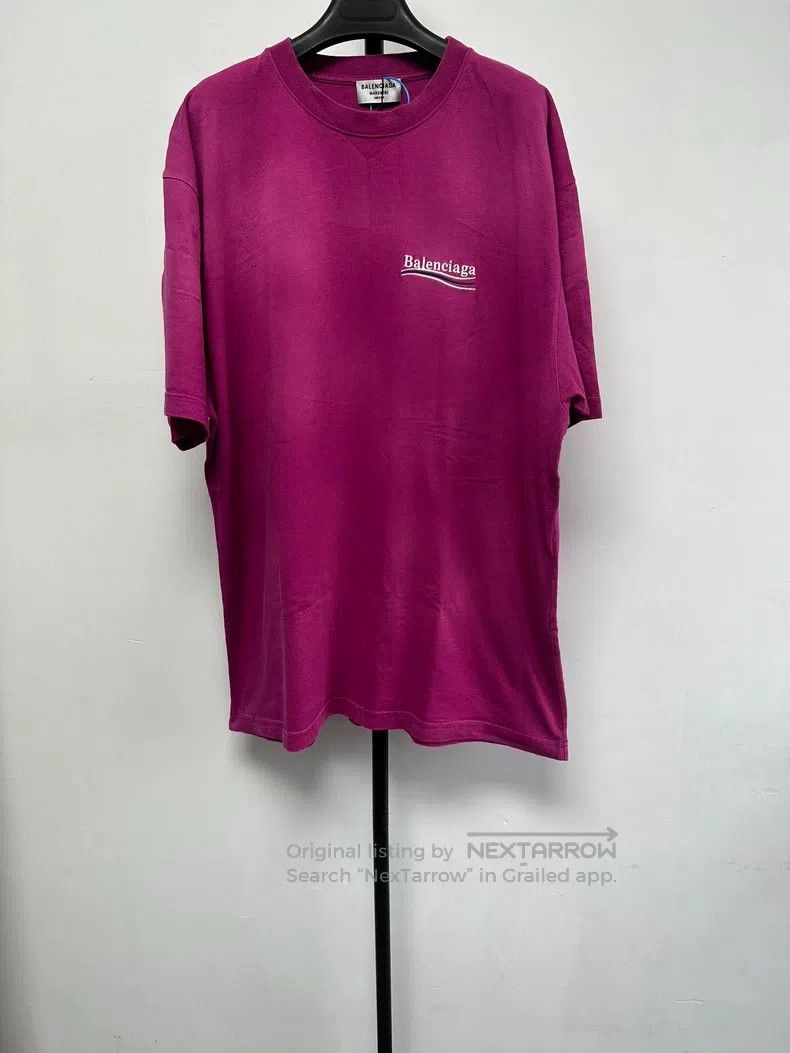 Balenciaga Balenciaga Casual Logo Printed Short Sleeve T-Shirt Size US L / EU 52-54 / 3 - 1 Thumbnail