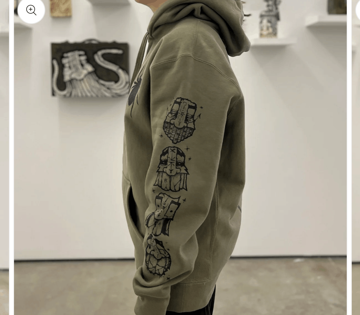 Other GATS - "Arachnophile" Hooded Sweatshirt in Sage Size US M / EU 48-50 / 2 - 3 Thumbnail