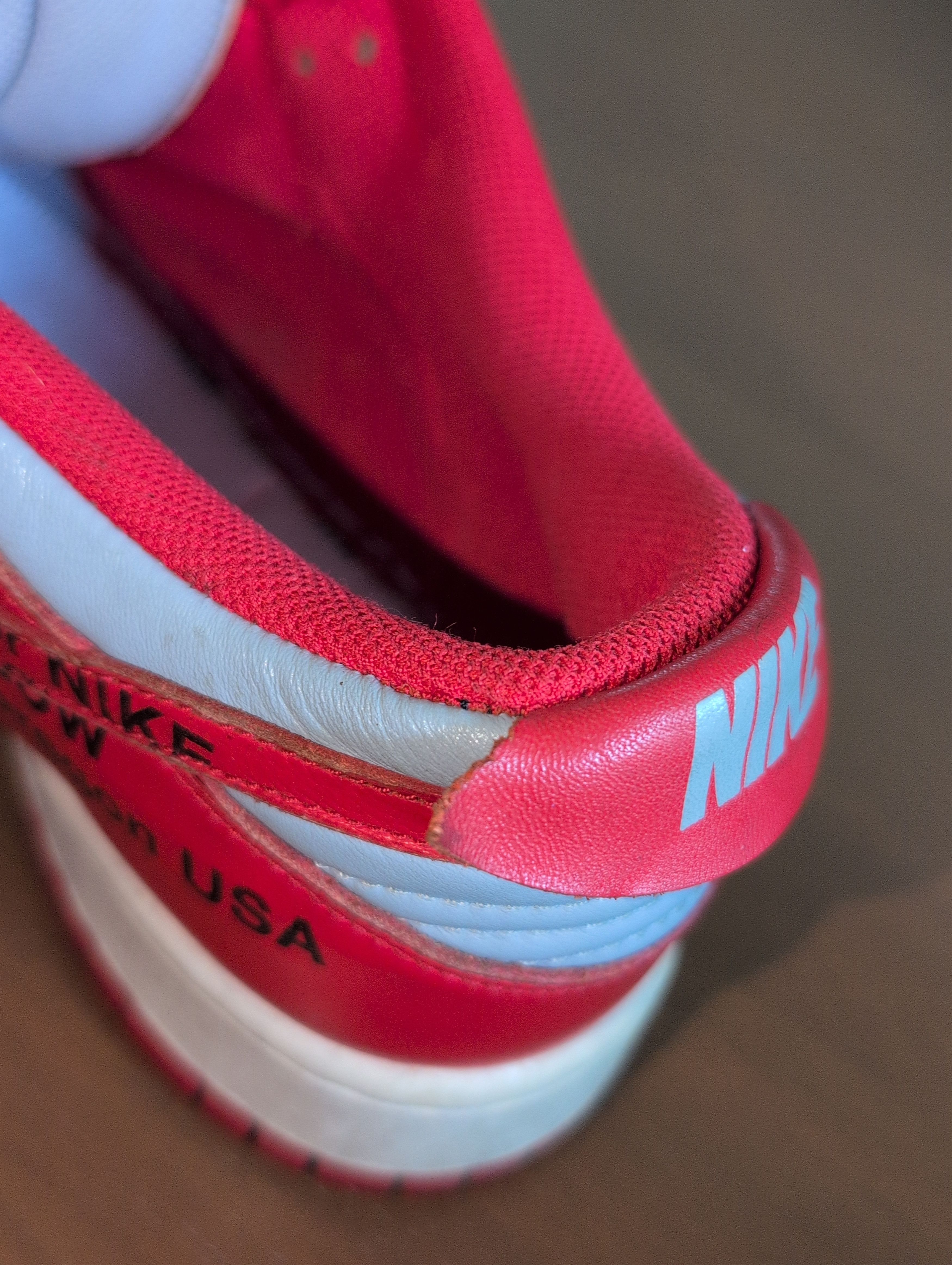 Nike × Off-White Nike Dunk Low Off-White University Red Size US 9.5 / EU 42-43 - 16 Thumbnail