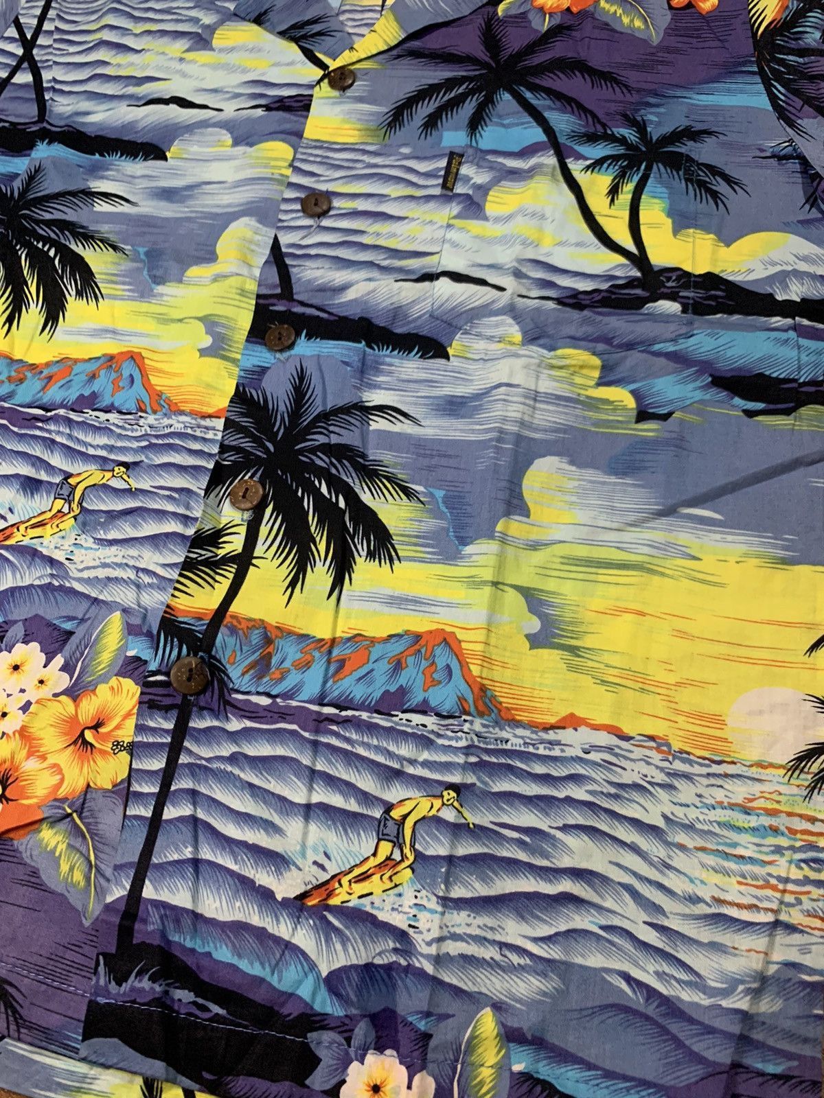 Sun Surf Vintage Palm wave surfer hawaiian shirt Size US M / EU 48-50 / 2 - 8 Thumbnail