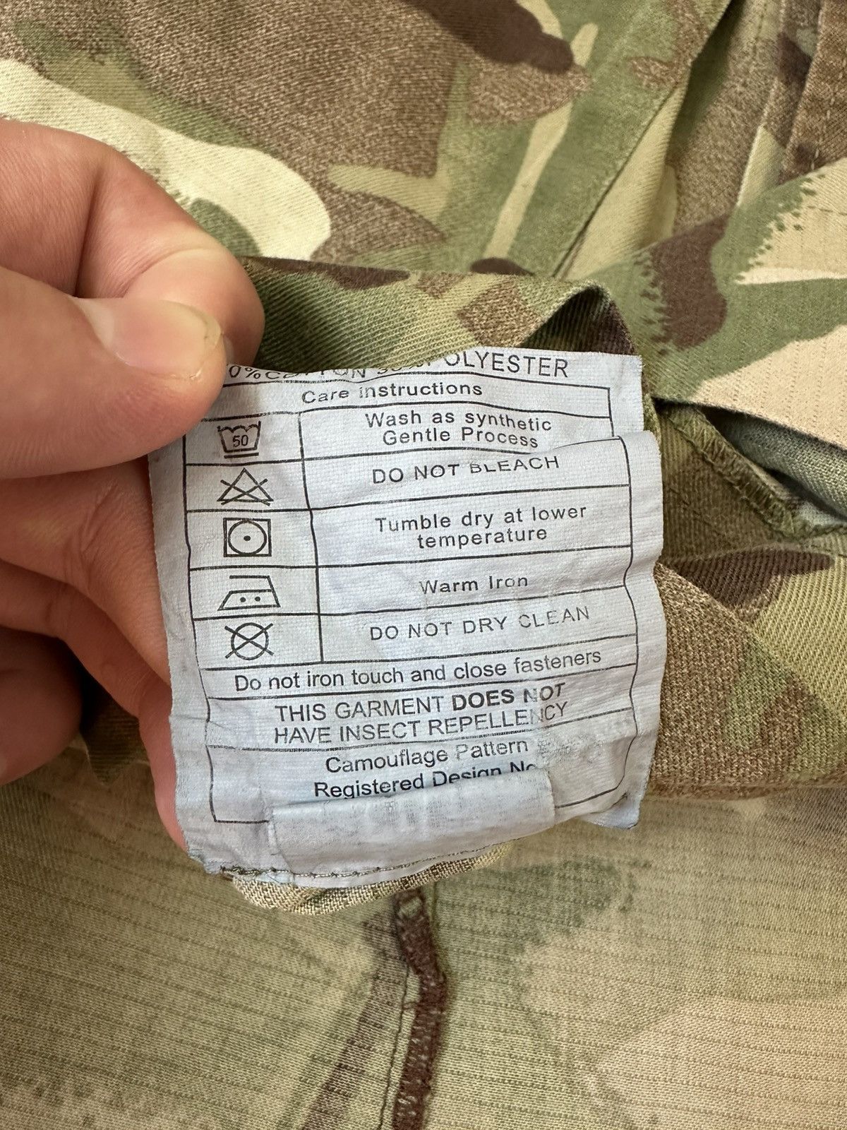 Vintage British Army MTP Camo Combat Shirt Vintage Military Size US M / EU 48-50 / 2 - 10 Thumbnail