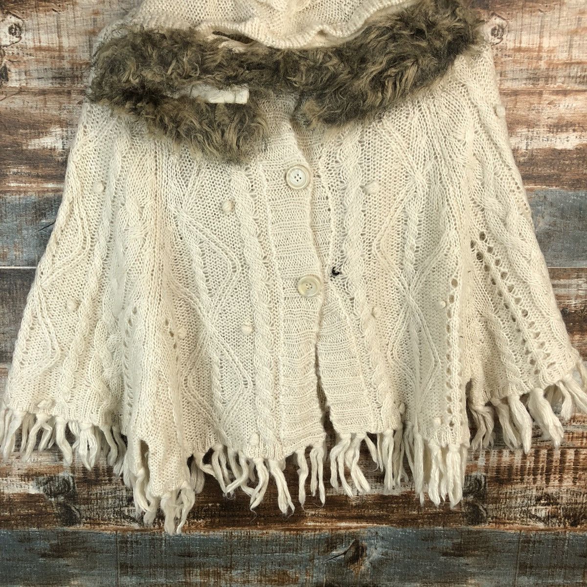 Cloak Olive Des Olive White Hoodie Knitwear #A1309 Size US M / EU 48-50 / 2 - 6 Thumbnail
