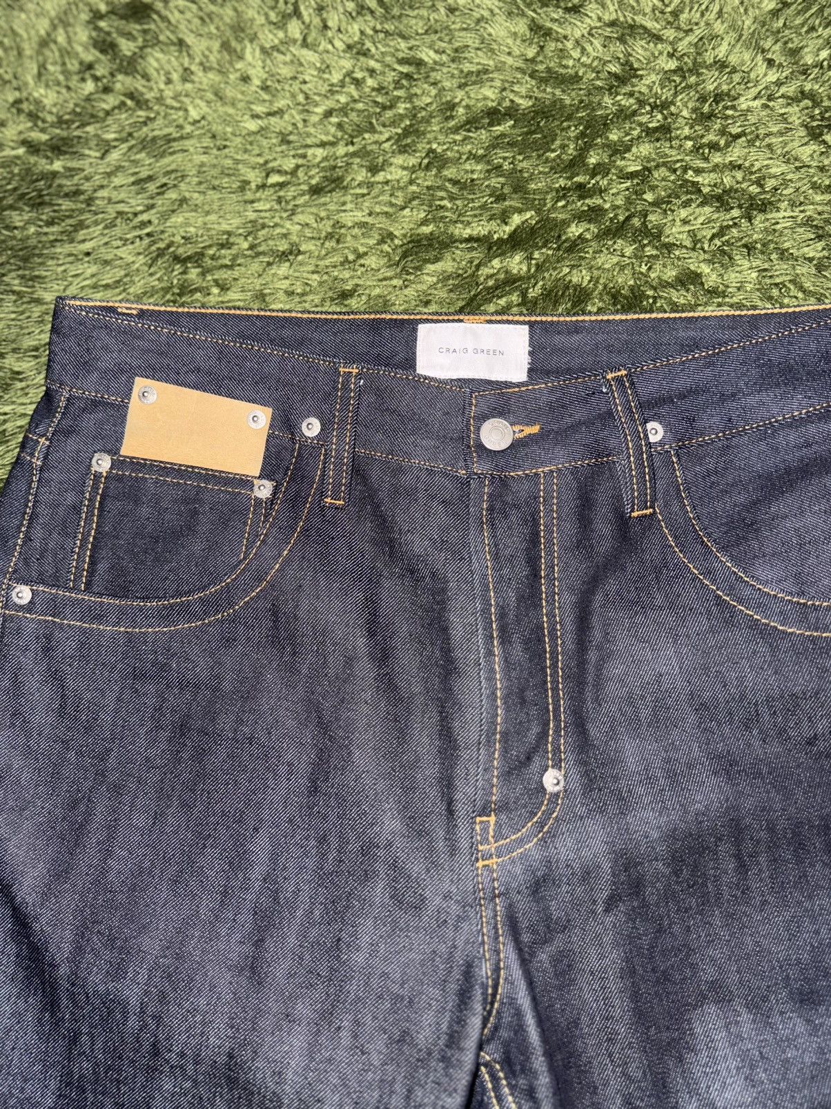 Craig Green [S] Craig Green Embroidered Hole Pocket Selvedge Jeans Size US 32 / EU 48 - 3 Thumbnail