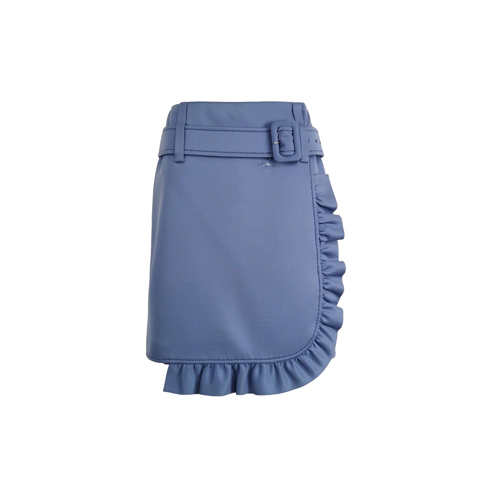 Prada Prada Logo Patch Tecno Jersey Mini Skirt Size 40 Size 27" / US 4 / IT 40 - 1 Thumbnail