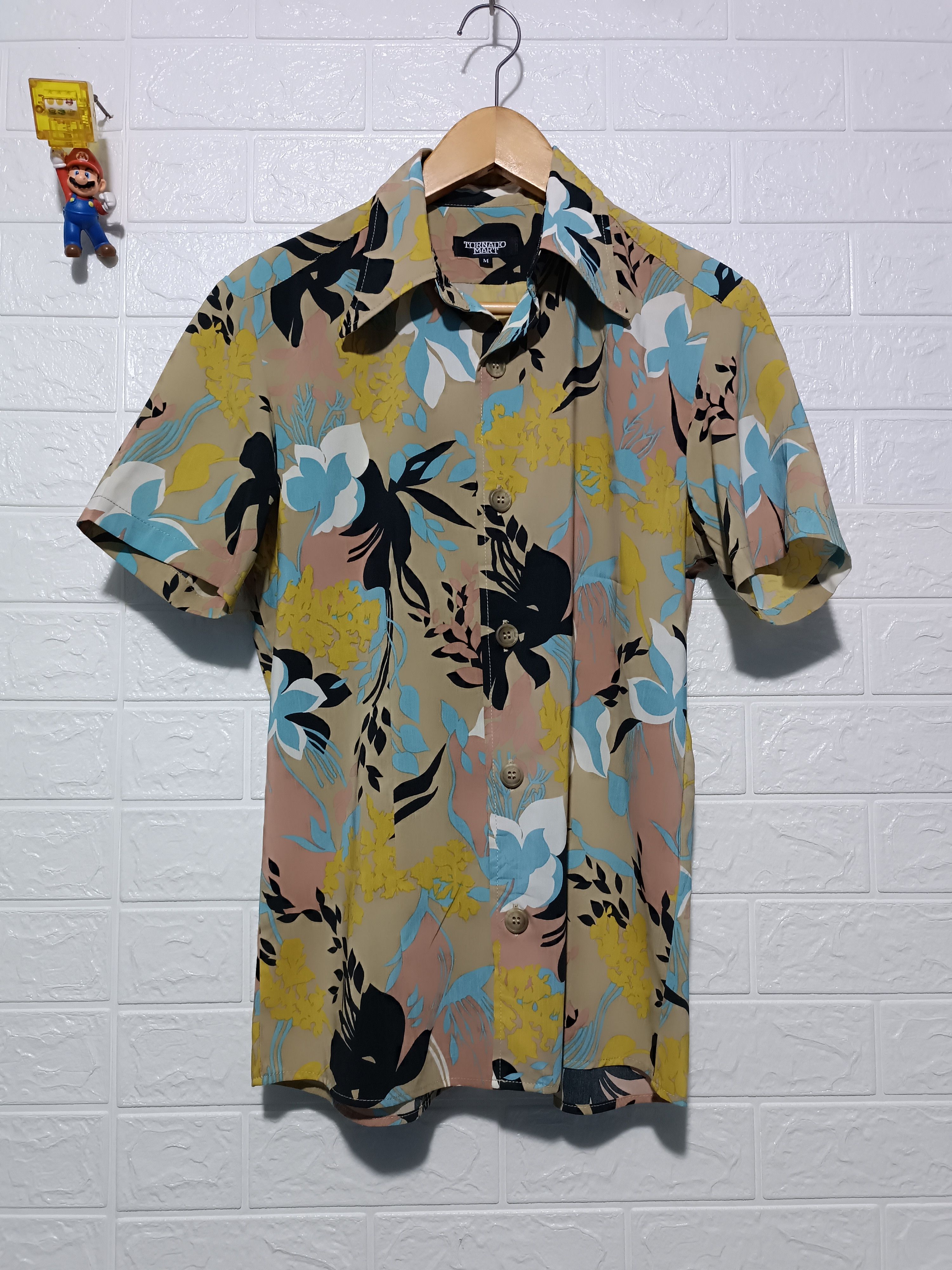 Tornado Mart Tornado Mart Flower Pattern Shirt Size US M / EU 48-50 / 2 - 3 Thumbnail