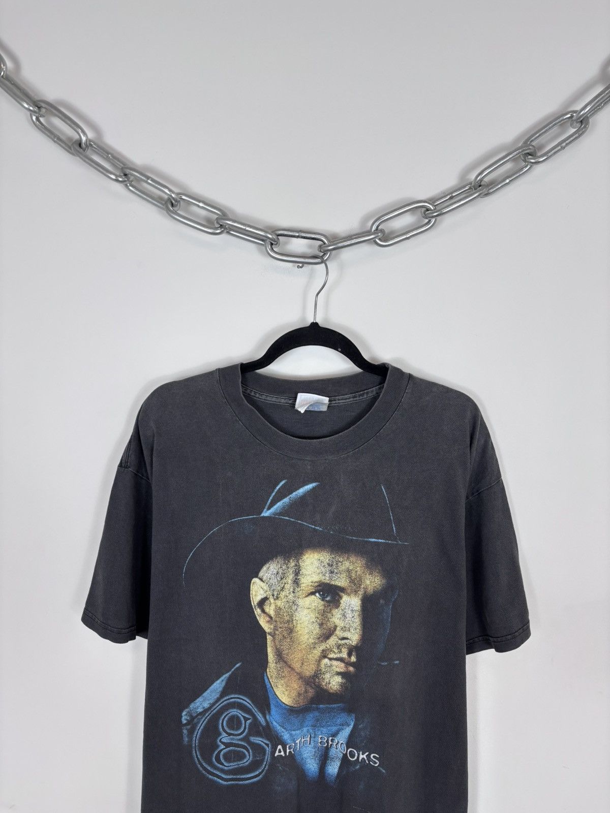 Band Tees Vintage Garth Brooks 1998 Double Live Album Black T-Shirt Size US XL / EU 56 / 4 - 3 Thumbnail